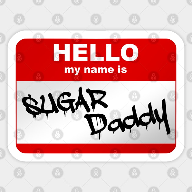 Hello my name is Sugar Daddy Sticker by Smurnov